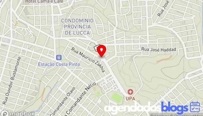 mapa de Drogaria Santo Antônio Drogaria, Farmácia em Lavras