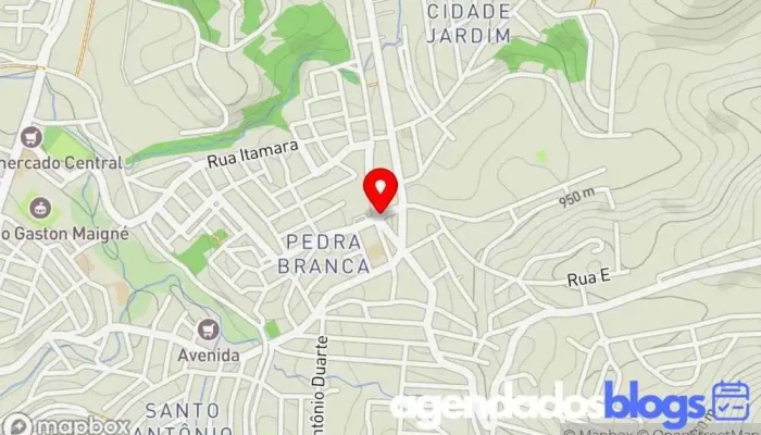 mapa de Drogaria São Clemente Grupo Ideal Drogaria, Farmácia em Caeté