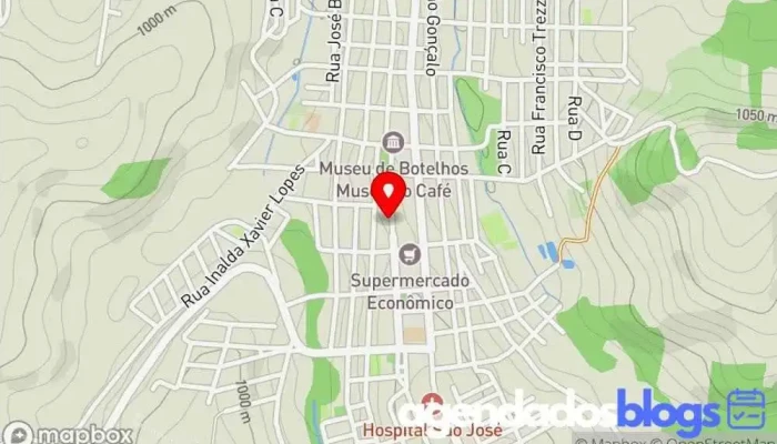 mapa de Drogaria São Geraldo Empresa farmacêutica, Farmácia em Botelhos