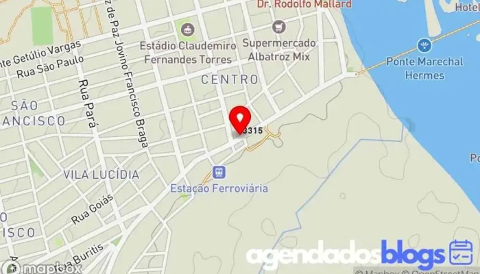 mapa de Drogaria São José ( Centro) Farmácia em Buritizeiro