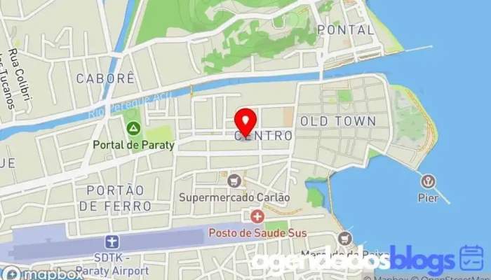 mapa de Drogaria Sao José Drogaria, Perfumaria, Farmácia em Paraty