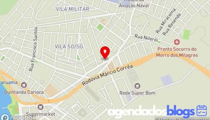 mapa de Drogaria São José Empresa farmacêutica, Farmácia em São Pedro da Aldeia
