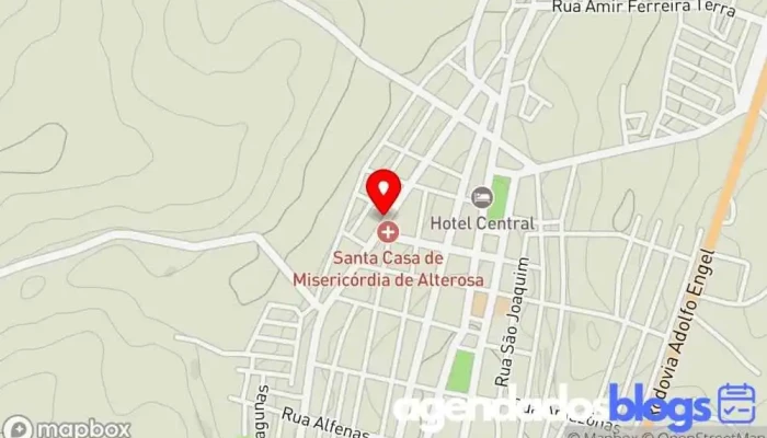 mapa de Drogaria São Judas Tadeu Drogaria, Farmácia em Alterosa