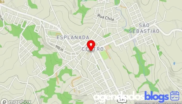mapa de Drogaria São Lucas Drogaria em Luminárias