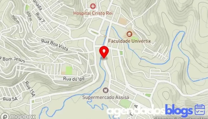 mapa de DROGARIA SÃO MIGUEL  em Matipó