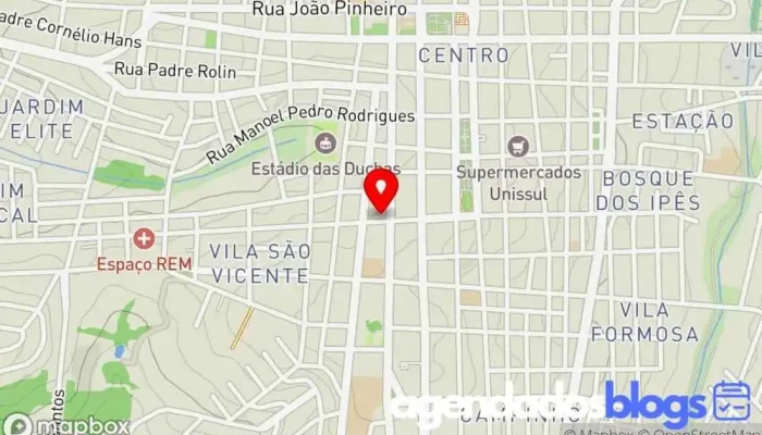 mapa de Drogaria São Paulo Drogaria em Alfenas