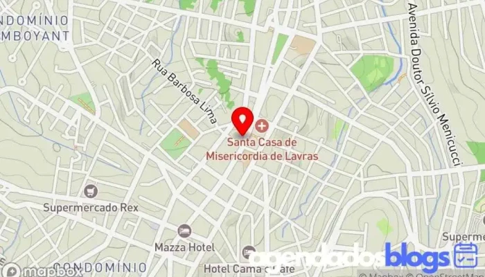 mapa de Drogaria São Paulo Drogaria em Lavras