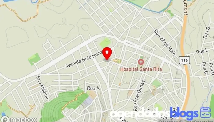 mapa de Drogaria São Rafael  em Medina