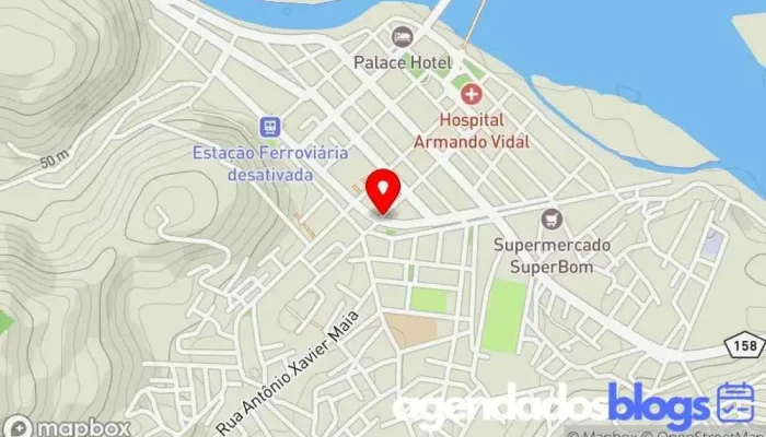 mapa de Drogaria Saúde Drogaria, Mercado, Empresa farmacêutica, Farmácia em São Fidélis
