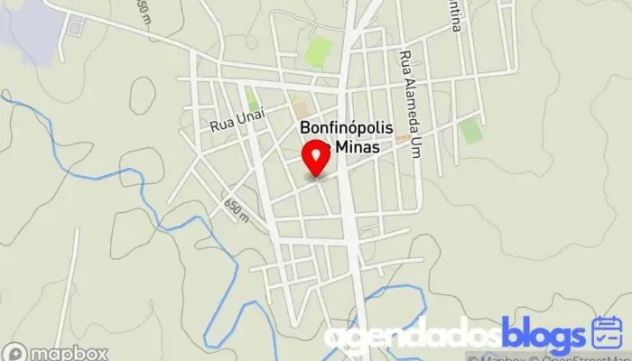 mapa de Drogaria Senhor do Bonfim Ltda Drogaria, Farmácia em Bonfinópolis de Minas