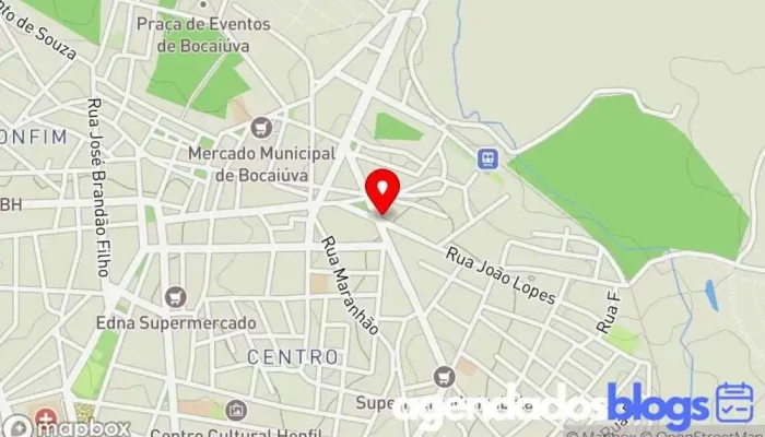 mapa de Drogaria Senhor do Bonfim Drogaria, Farmácia em Bocaiúva