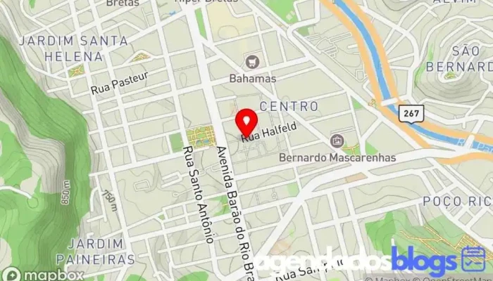 mapa de Drogaria Souza - Halfeld Drogaria, Farmácia em Juiz de Fora