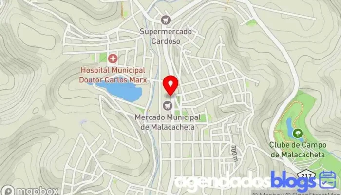 mapa de Drogaria Teixeira Drogaria, Farmácia em Malacacheta