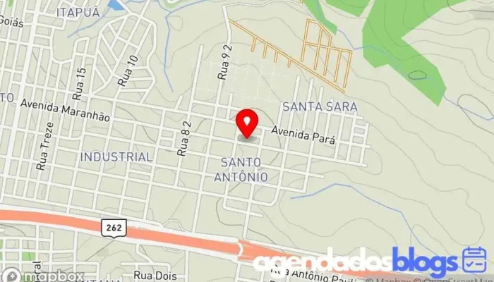 mapa de Drogaria Tupinambás e Santos Drogaria em - Santo Antonio