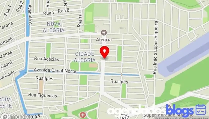 mapa de Drogaria Ultra Popular Farmácia, Drogaria em Resende