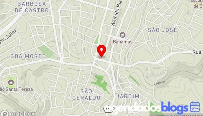 mapa de Drogaria Ultra Popular Farmácia, Drogaria em Barbacena
