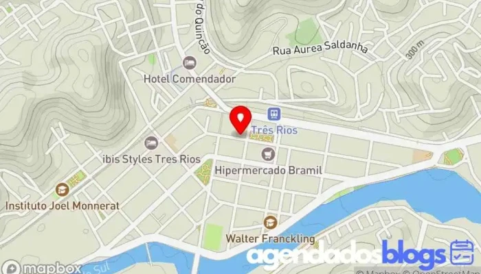 mapa de Drogaria Vale Paraíba Trirriense Ltda Drogaria, Farmácia em Três Rios
