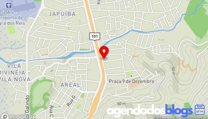 mapa de Drogaria Viny's Drogaria, Farmácia em Angra dos Reis