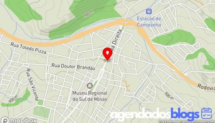 mapa de Drogaria Vital Brazil de Campanha Drogaria, Farmácia em Campanha