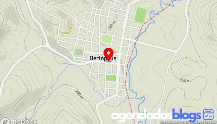 mapa de Drogaria Vitória Bertópolis Farmácia em Bertópolis