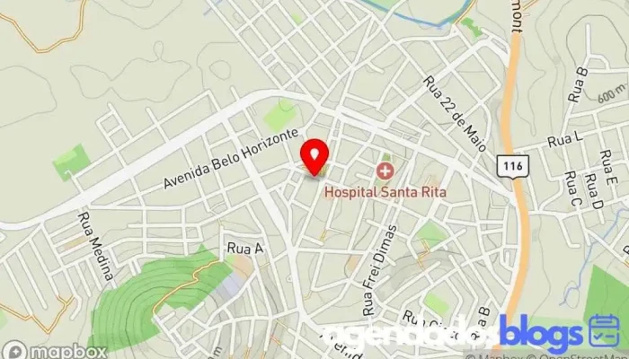 mapa de Drogaria Vitória Drogaria, Farmácia em Medina