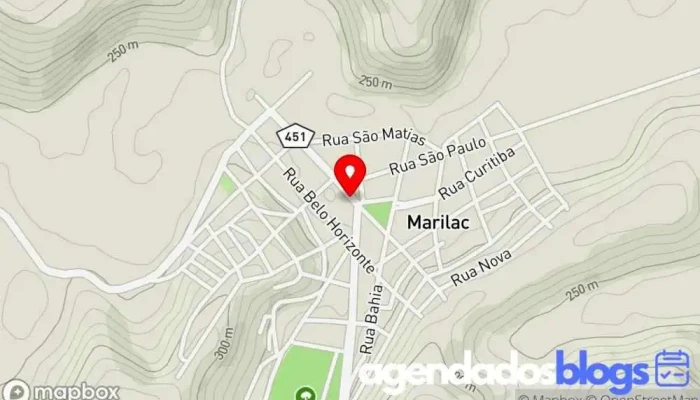 mapa de Drogaria Viva Mais Farmácia em Marilac