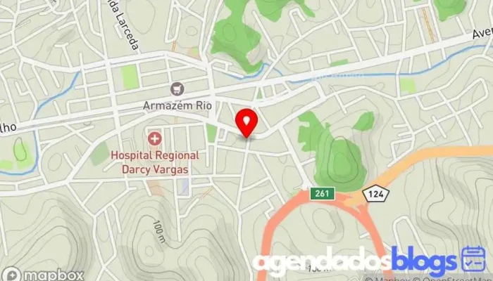 mapa de Drogarias Alexandre Drogaria, Farmácia em Rio Bonito