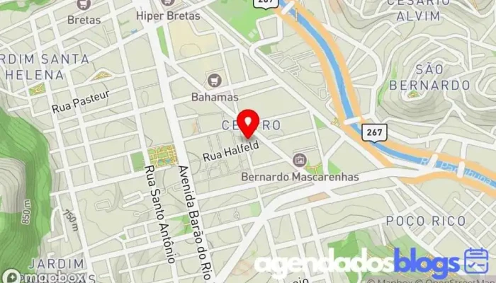 mapa de Drogarias Legítima Centro Drogaria em Juiz de Fora