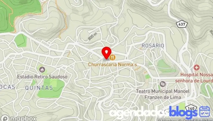 mapa de Drogarias Lucena Drogaria em - Rosário