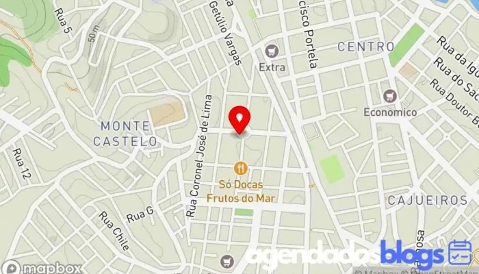 mapa de Drogarias Max Drogaria em Macaé