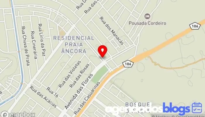 mapa de DROGARIAS MÁXIMA POPULAR Drogaria em Rio das Ostras