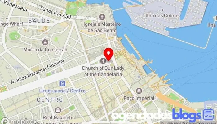 mapa de Drogarias Metrô Central Drogaria em Rio de Janeiro