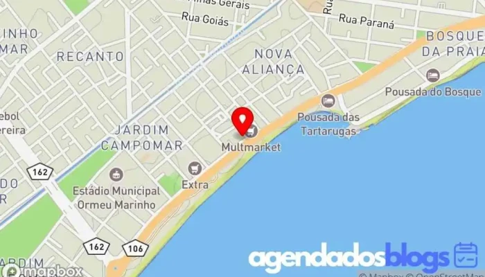 mapa de DROGARIAS PACHECO Drogaria em Rio das Ostras