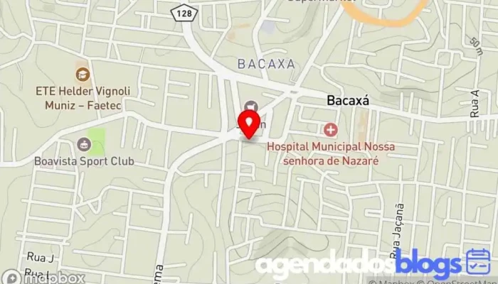 mapa de Drogarias Pacheco Drogaria em Saquarema