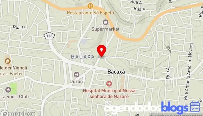 mapa de Drogarias Pacheco Drogaria em Saquarema