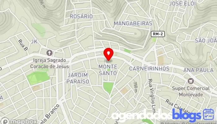 mapa de DROGARIAS PACHECO Drogaria em João Monlevade