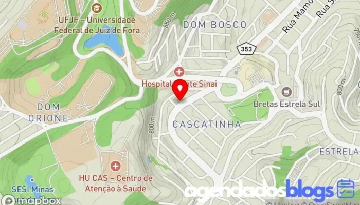 mapa de DROGARIAS PACHECO Drogaria em Juiz de Fora