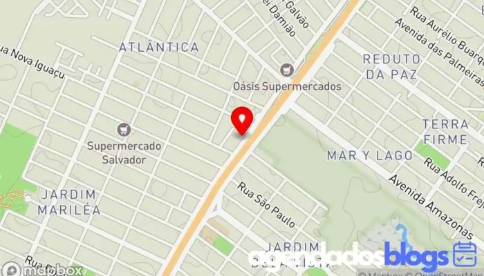 mapa de Drogarias Parana Drogaria em Rio das Ostras