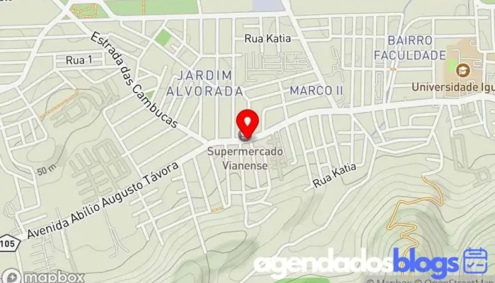 mapa de Drogarias Plantão Jardim Alvorada Drogaria, Empresa farmacêutica em Nova Iguaçu