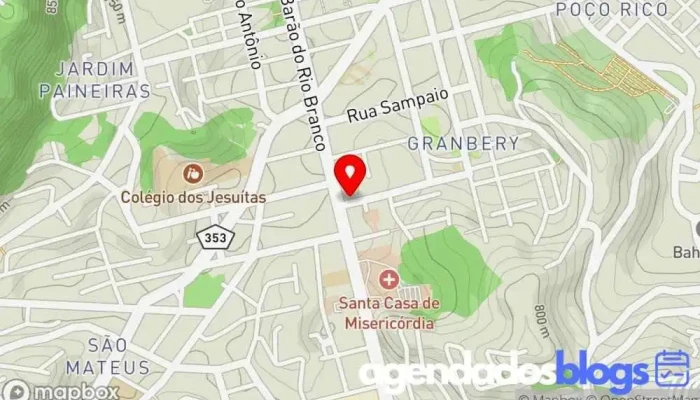 mapa de Drogasil Farmácia em Juiz de Fora