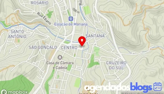 mapa de DROGAVIDA REDE INOVA Drogaria, Farmácia em Mariana