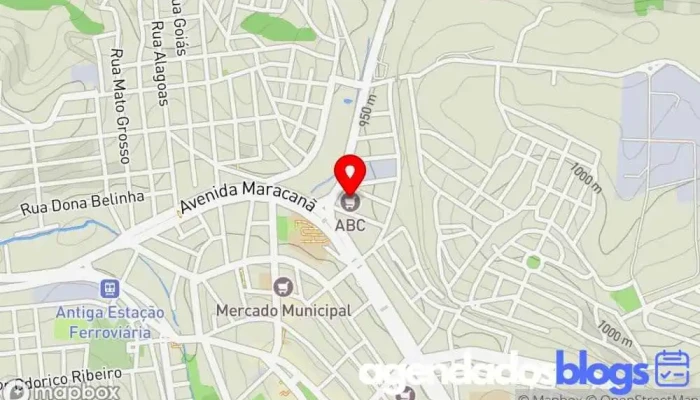 mapa de Drugstore ABC - Oliveira Farmácia em - LJ02 - Centro