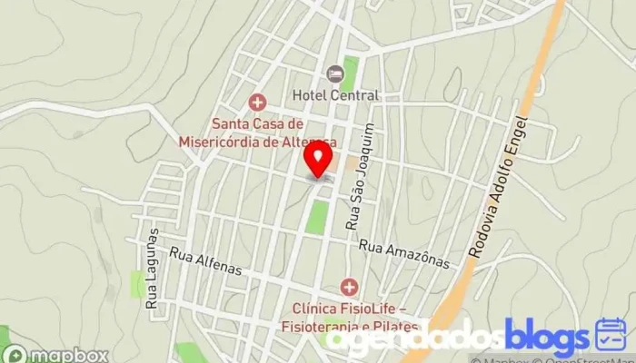 mapa de DsgFarma Farmácia, Drogaria em Alterosa