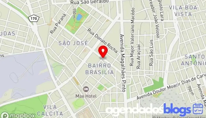 mapa de Farmacenter Manipulação Farmácia, Drogaria em Arcos
