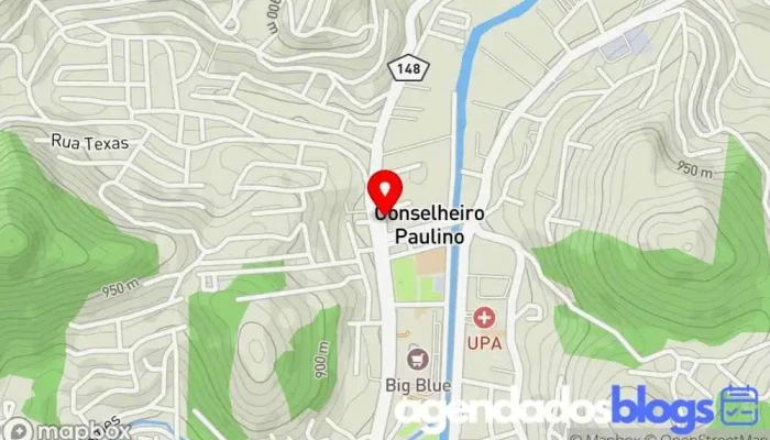 mapa de Farmácia Brito Drogaria, Farmácia em Nova Friburgo
