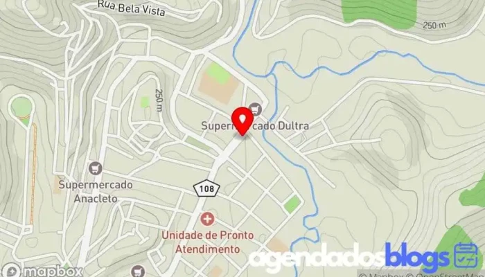 mapa de Farmacia Do Djalma Farmácia em - Loja 02 - Centro
