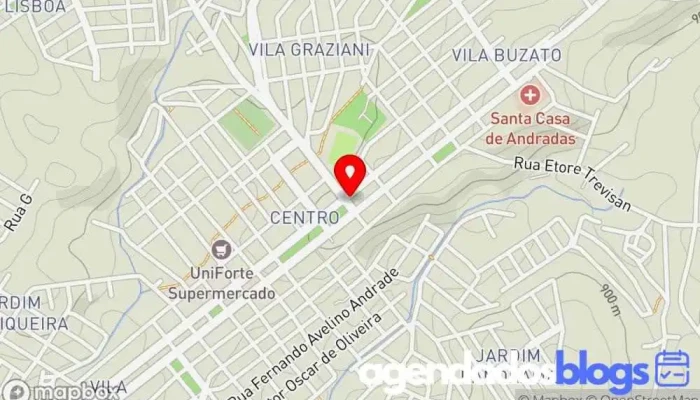 mapa de Farmácia do Ezau Farmácia em Andradas