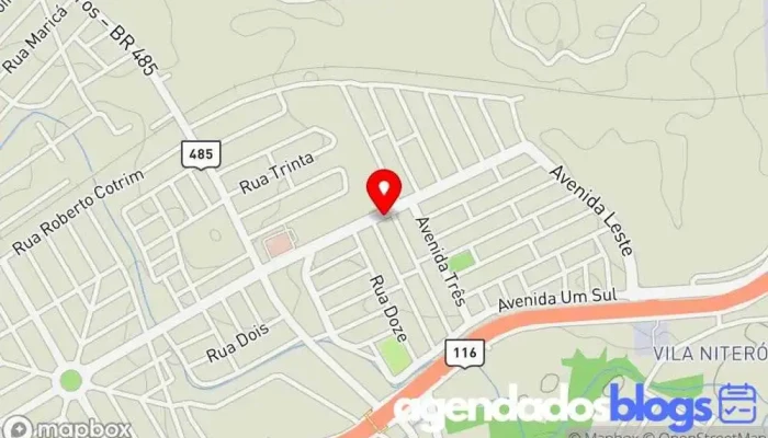 mapa de Farmácia do Sandrão Farmácia em Itatiaia