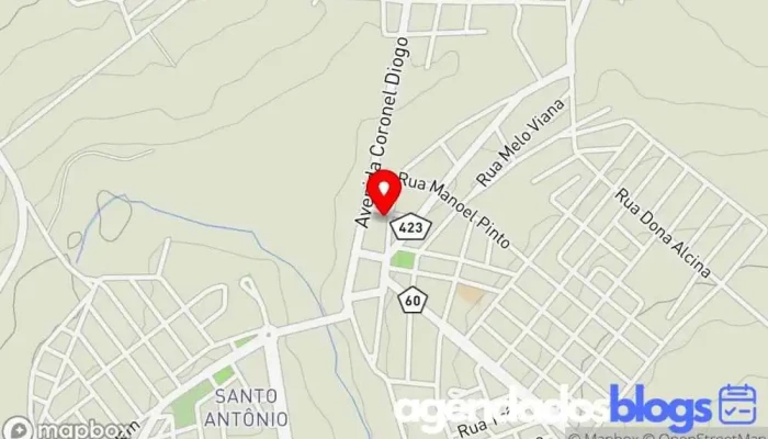 mapa de Farmácia do Toninho - Rede Inova Drogaria em Papagaios Drogaria em - Centro
