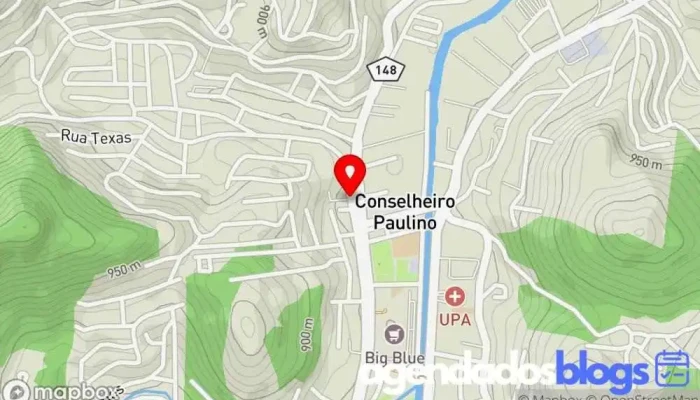 mapa de Farmácia Droga Vita Conselheiro Farmácia, Drogaria em Nova Friburgo